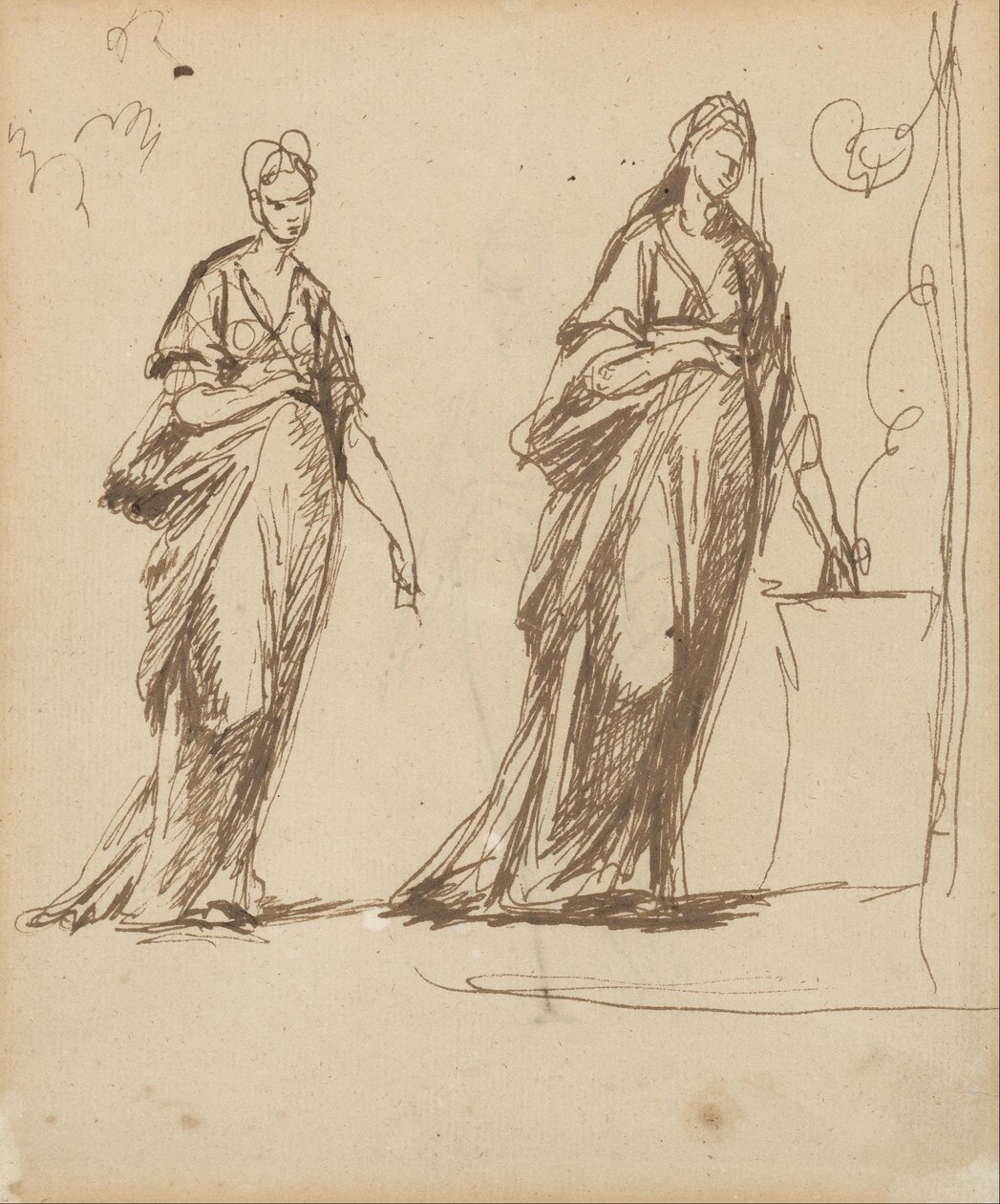 Due figure femminili da George Romney
