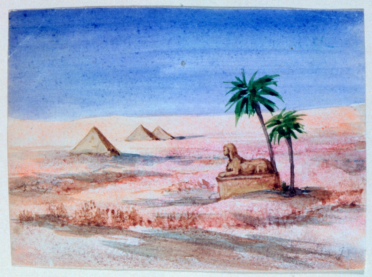 Sfinge e Piramidi, Giza I da George Sand