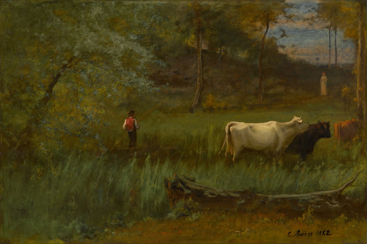 Un pastorale, c.1882-85 da George Snr. Inness