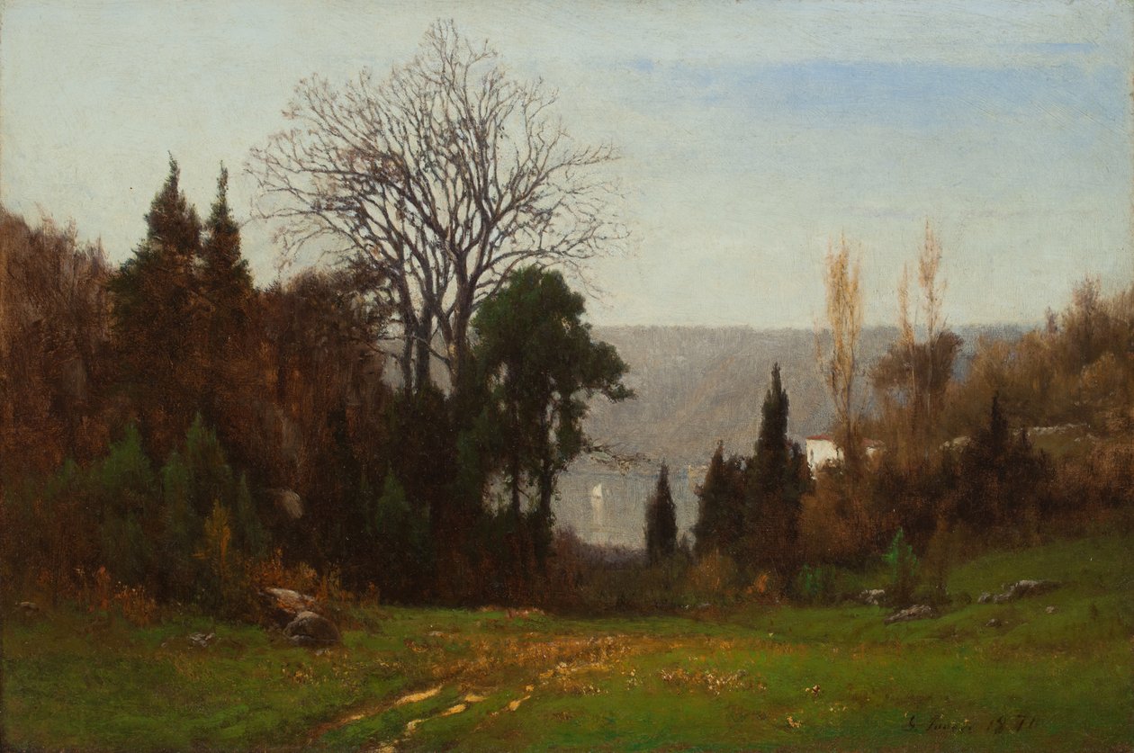 Di fronte ai Palisades da George Snr. Inness