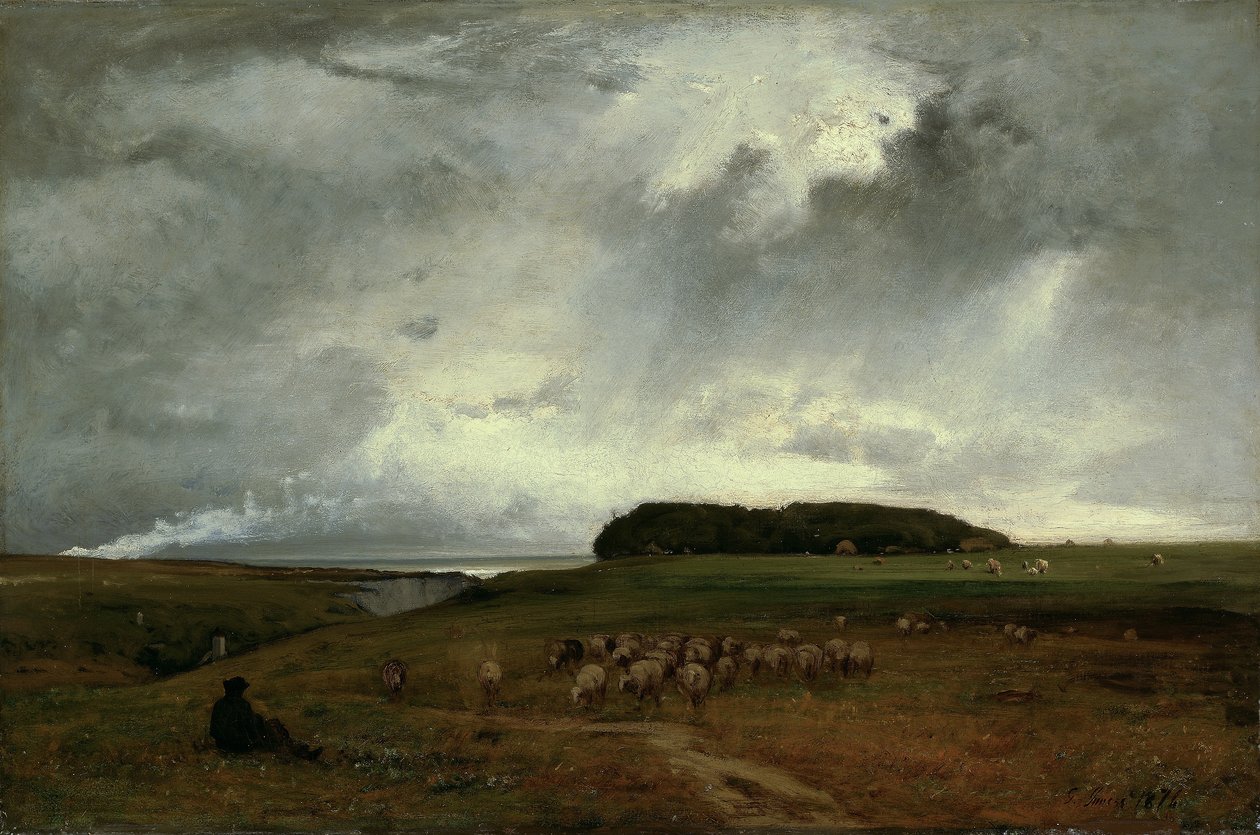 La tempesta, 1876 da George Snr. Inness