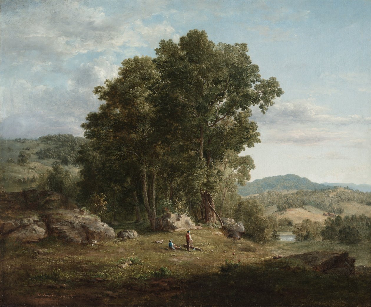 Il taglialegna da George Snr. Inness