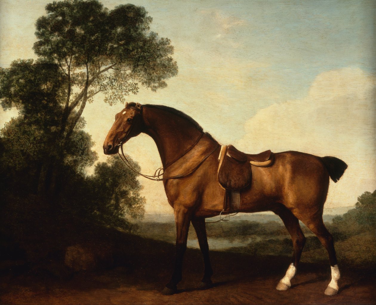 Un cacciatore di baie in sella da George Stubbs