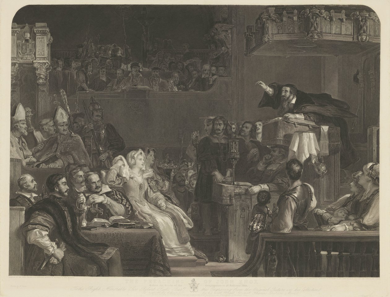 La predicazione di John Knox da George Thomas Doo