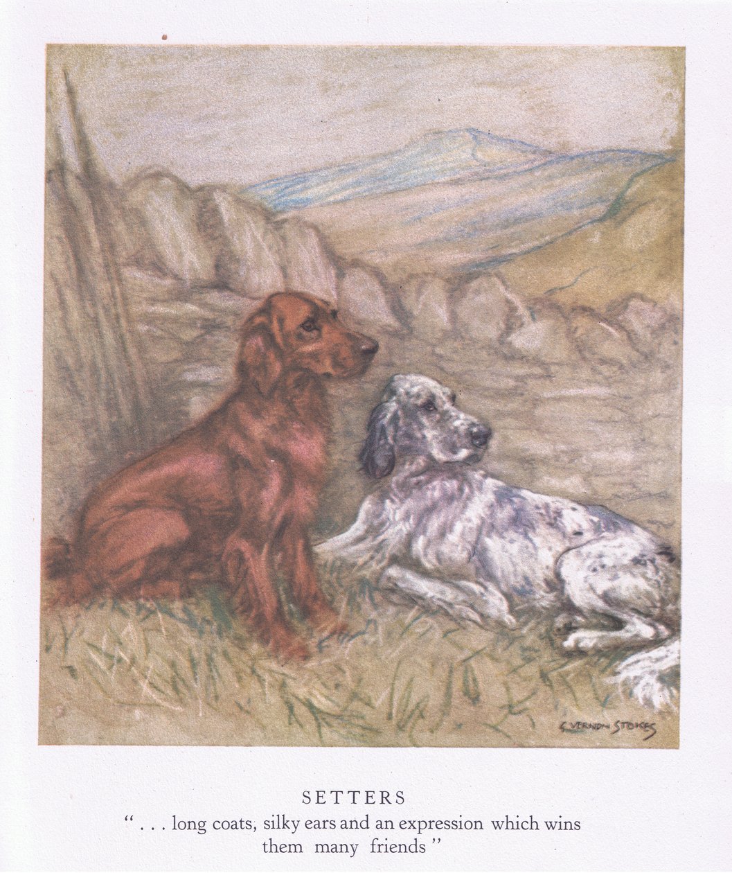 Incastonatori (litografia a colori) da George Vernon Stokes