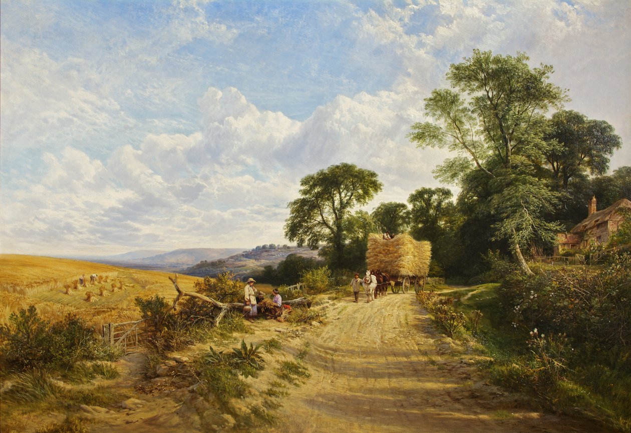 Paesaggio - Tempo di raccolto da George Vicat Cole