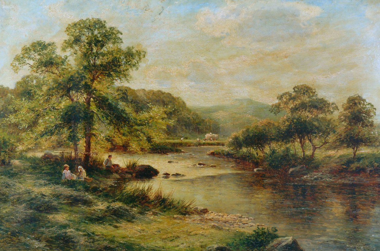 Le valli del Derbyshire, 1891 da George Vicat Cole