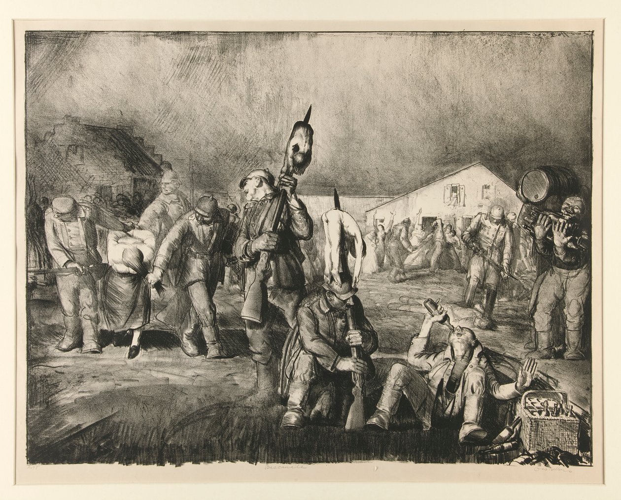 Baccanale (prima pietra) da George Wesley Bellows