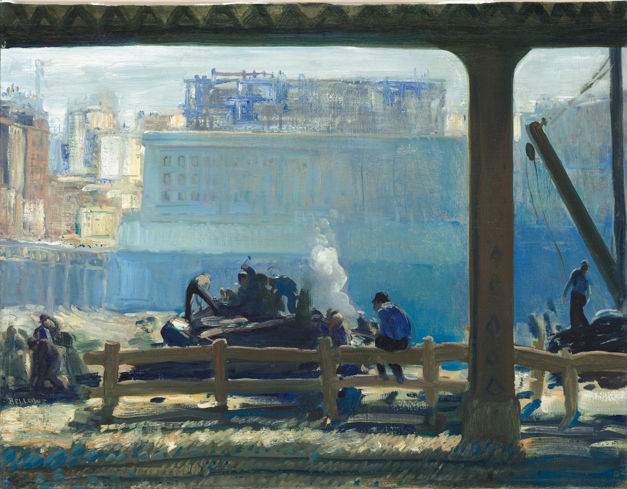 Mattina blu, 1909 da George Wesley Bellows