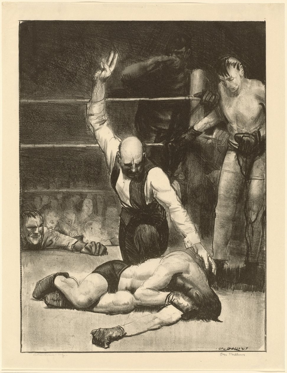 Contati, seconda pietra, 1921 da George Wesley Bellows