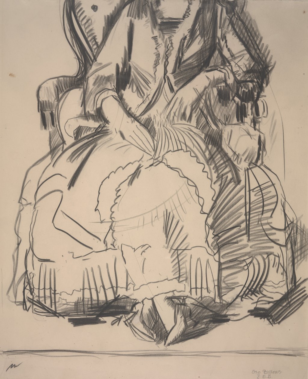 Emma in un vestito viola da George Wesley Bellows