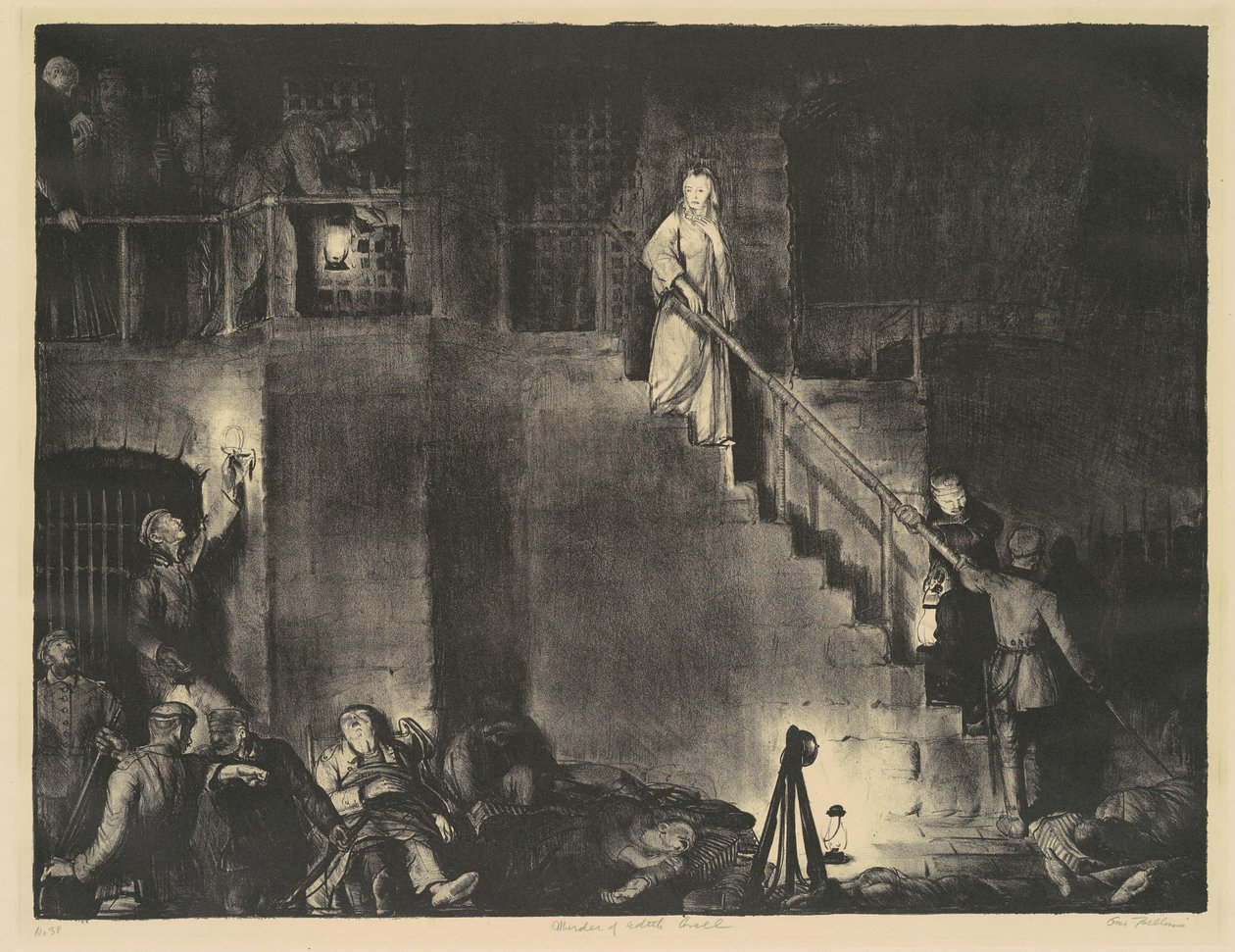 Omicidio di Edith Cavell da George Wesley Bellows