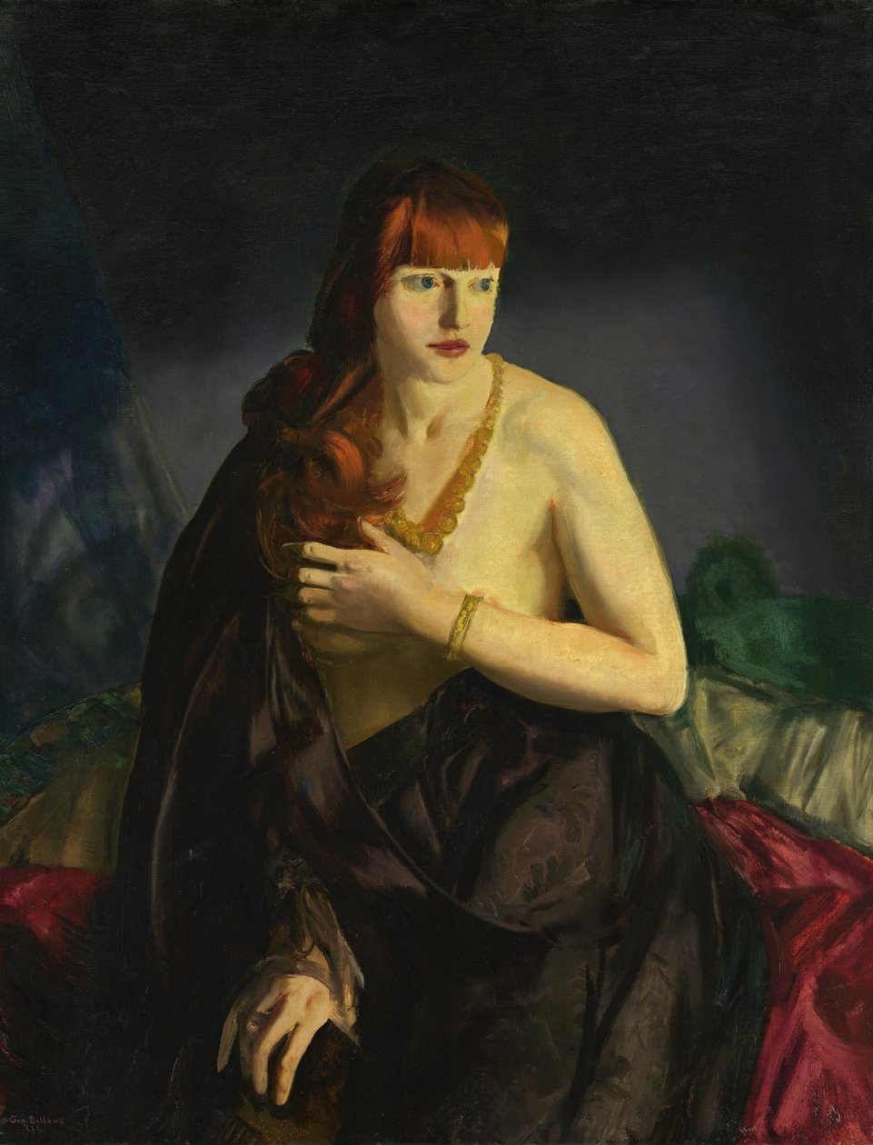 Nudo con capelli rossi, 1920 da George Wesley Bellows