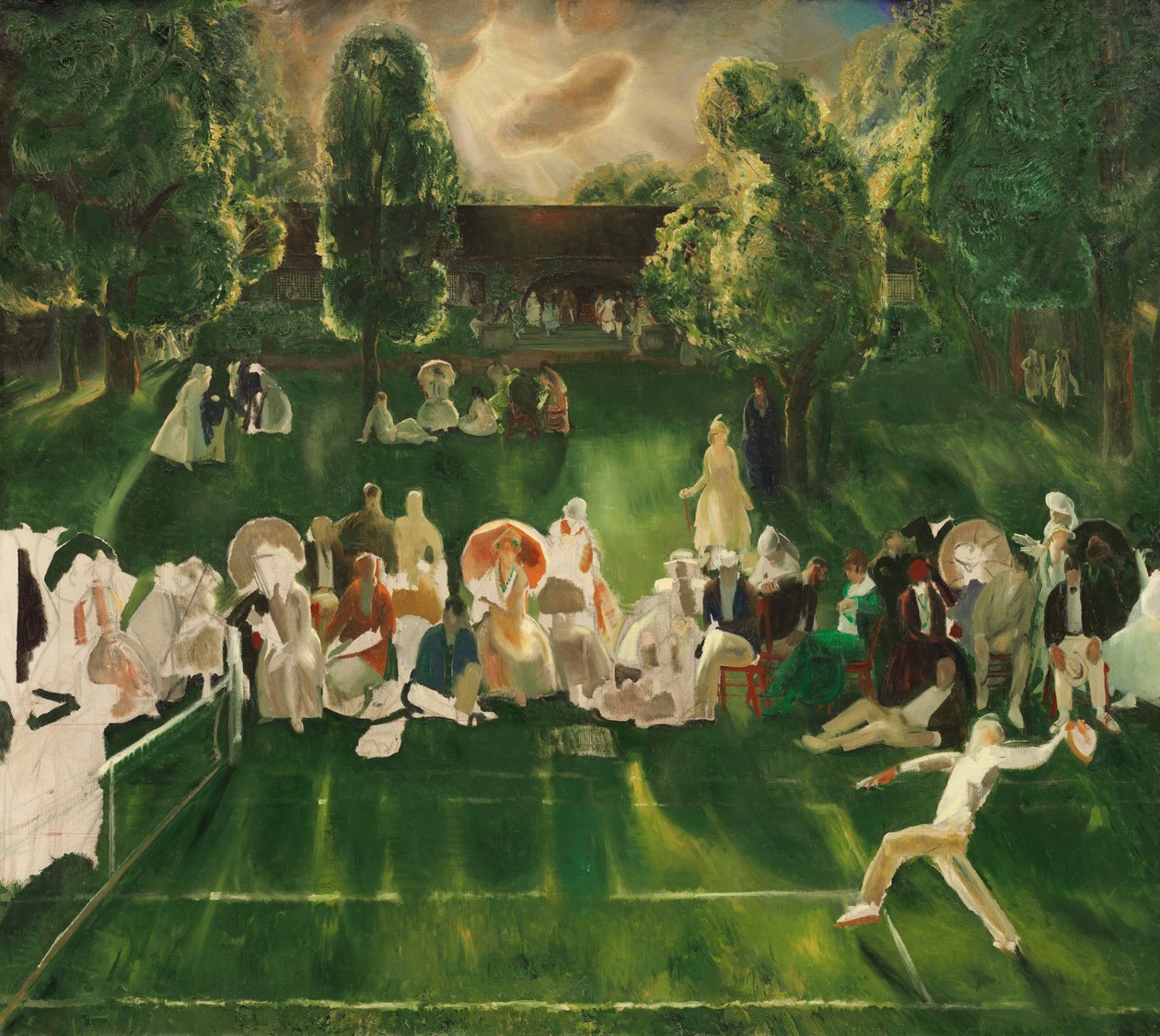 Torneo di tennis da George Wesley Bellows