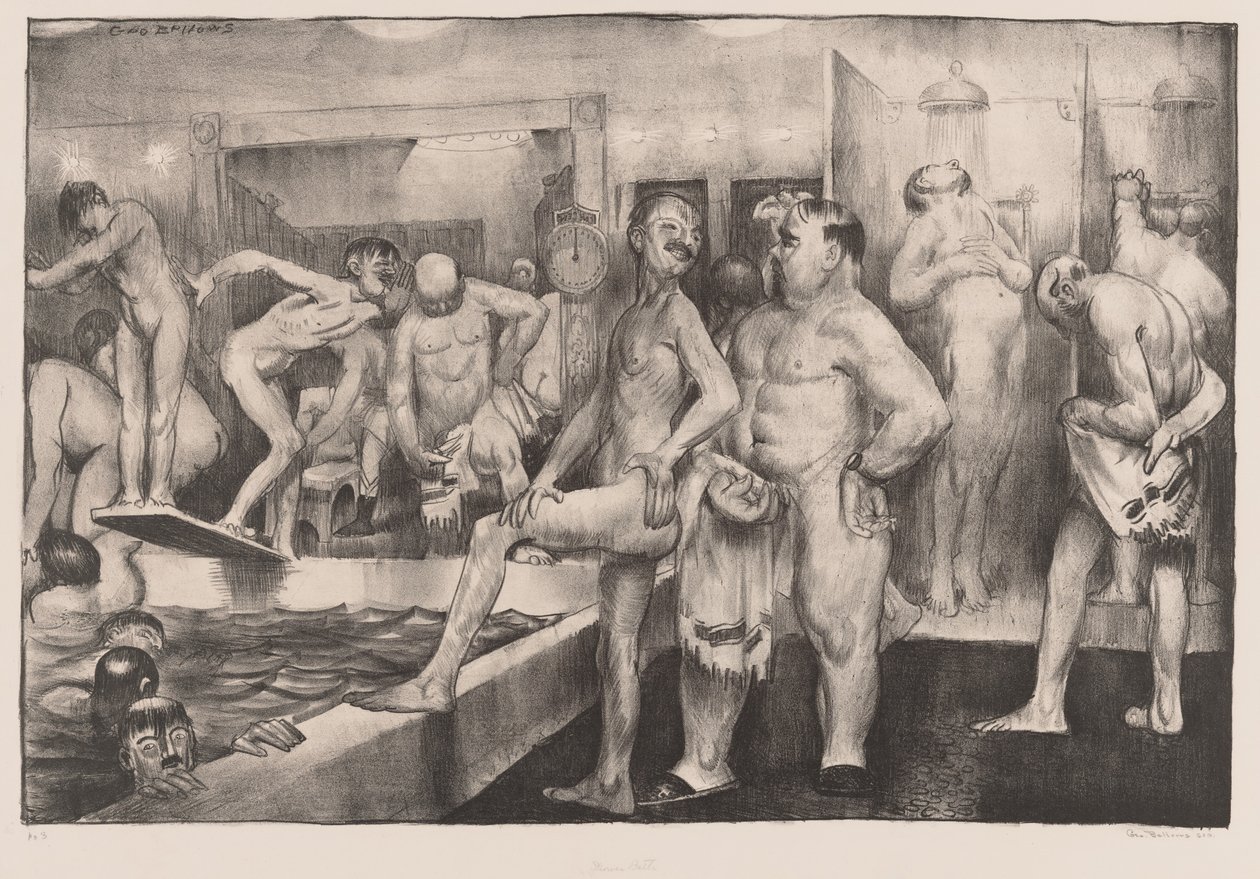La doccia da George Wesley Bellows