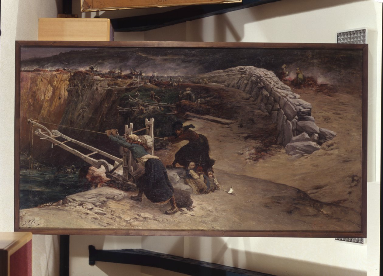Le bruciatici di alghe da Georges Clairin