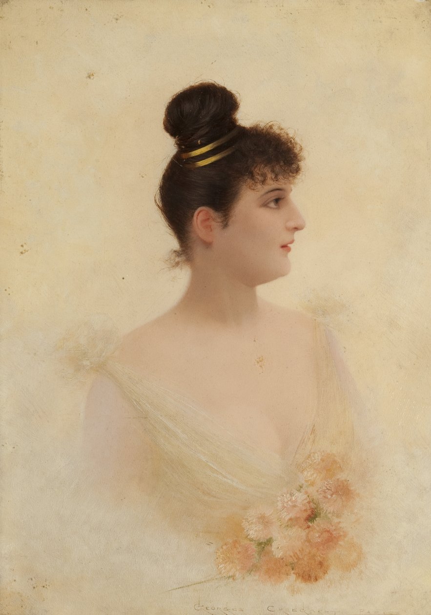 Ritratto di una Ragazza da Georges Croegaert
