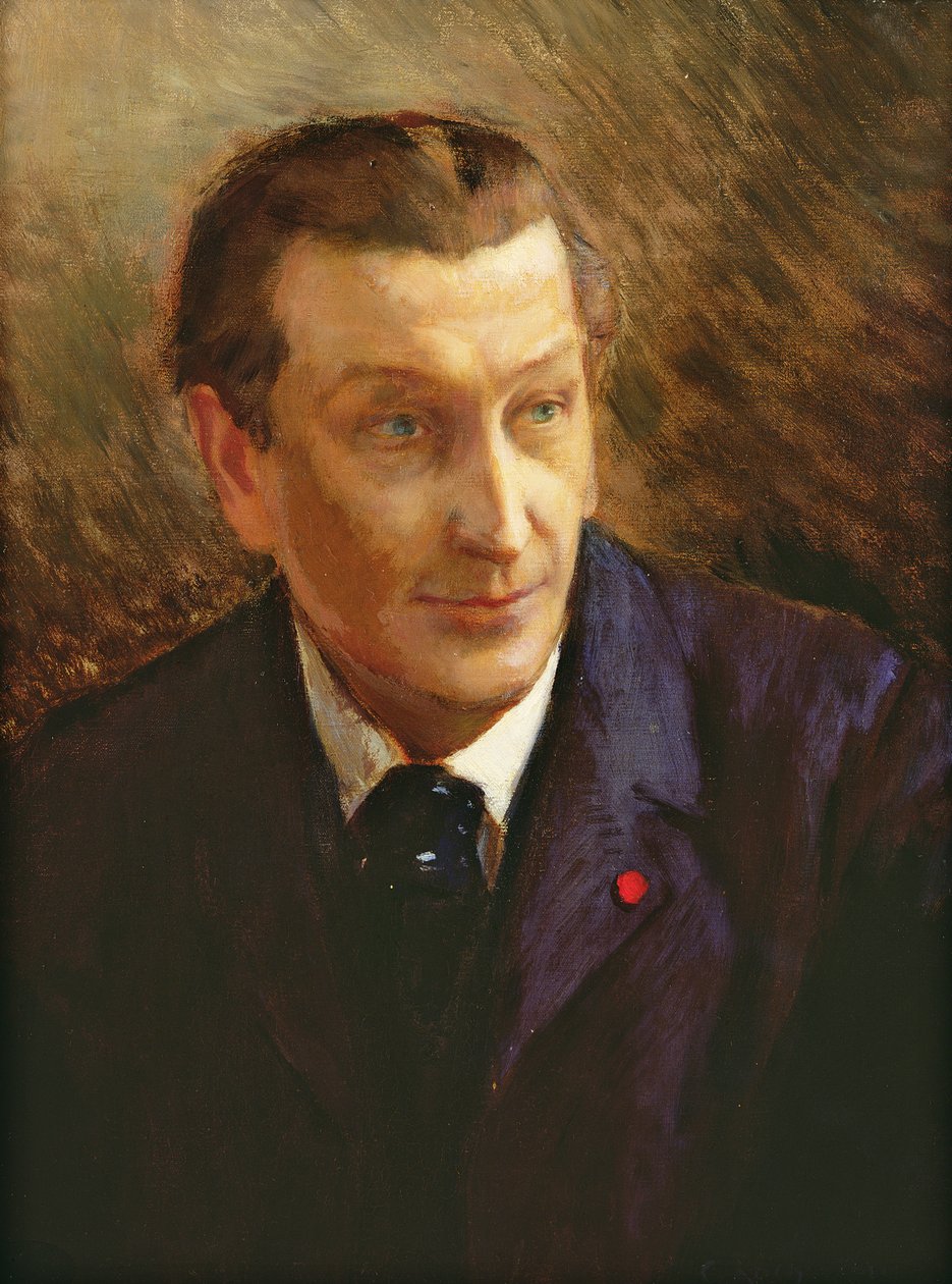 Ritratto di Francois Coppee (1842-1908) da Georges Marie Rochegrosse