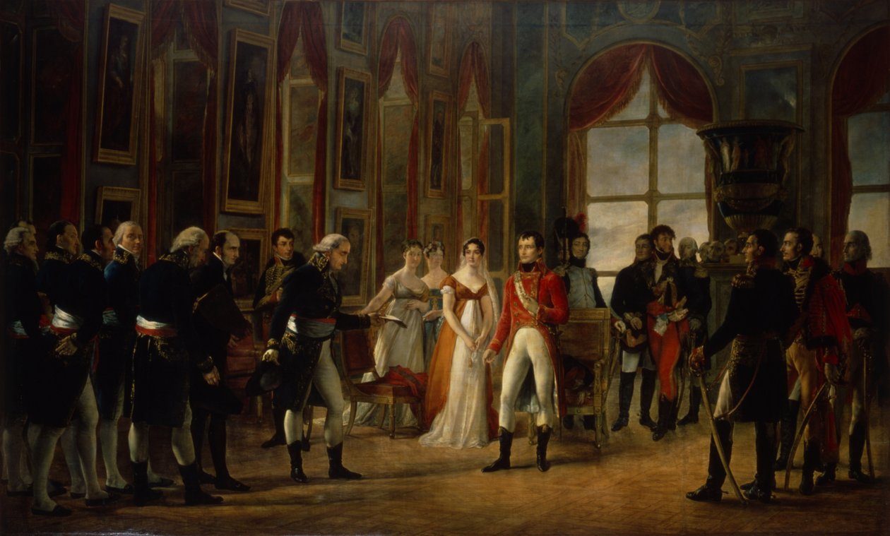 Napoleone riceve i senatori e si dichiara imperatore, 18 maggio 1804 da Georges Rouget