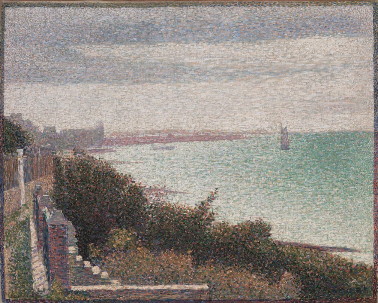 Grandcamp, una sera da Georges Seurat