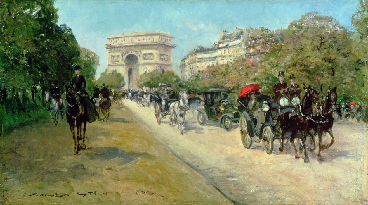 Boulevard a Parigi da Georges Stein