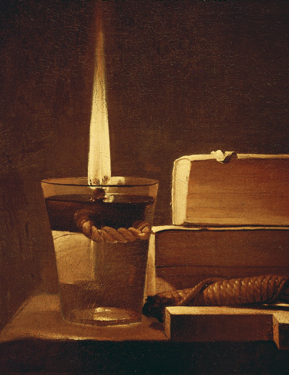 La luce notturna, 1630-35 (dettaglio) da Georges de La Tour