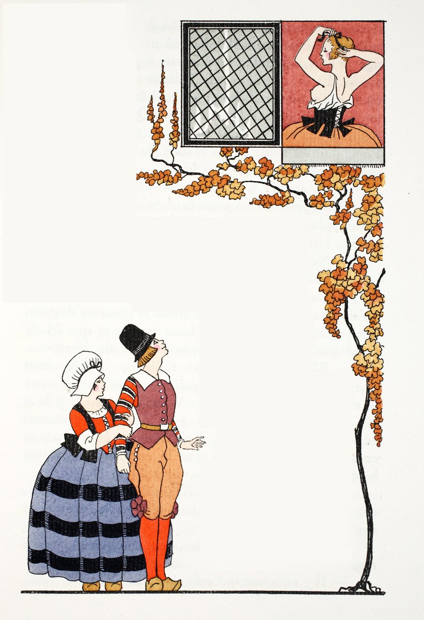 Ammirazione da lontano da Georges Barbier