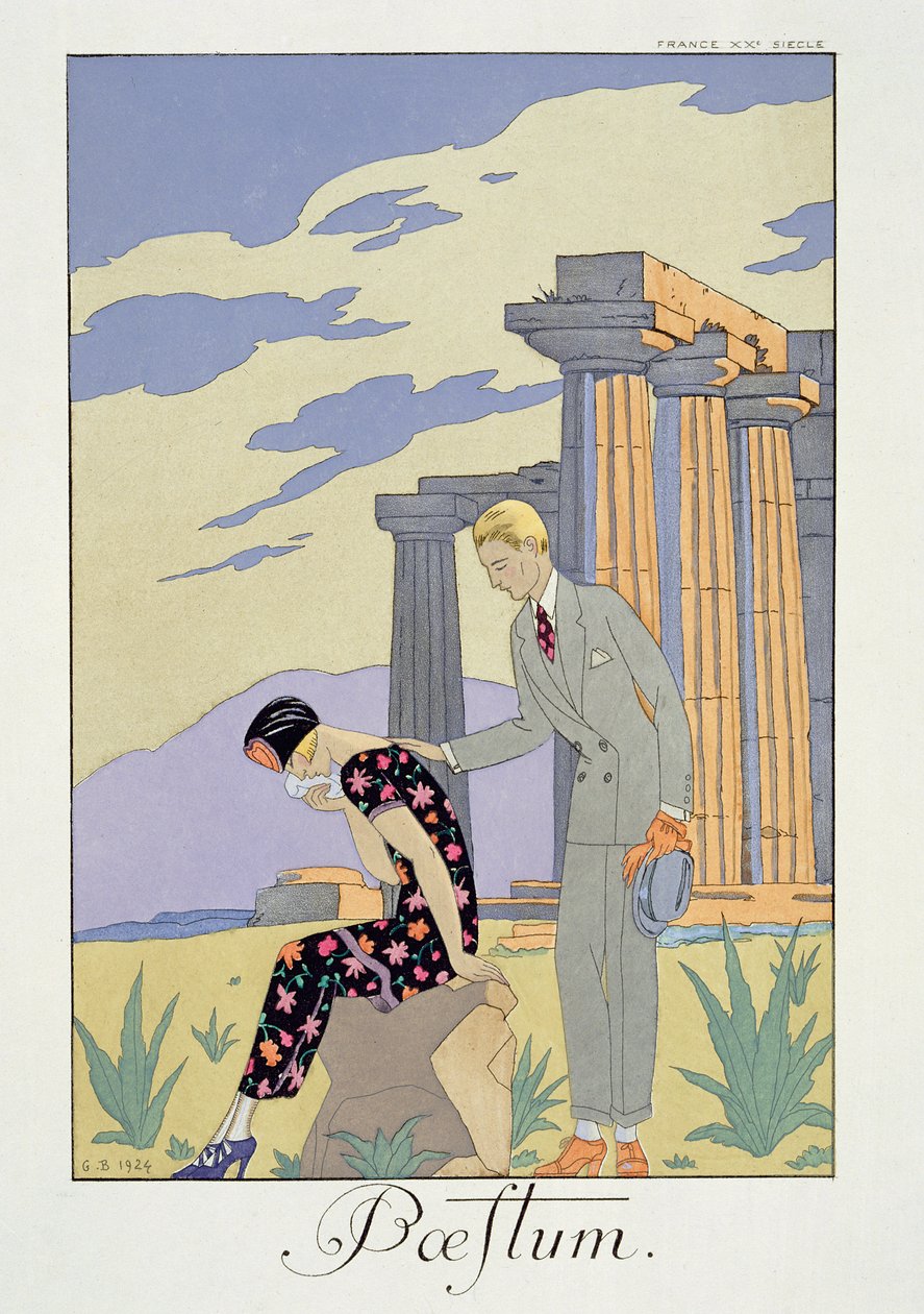 Paestum da Georges Barbier