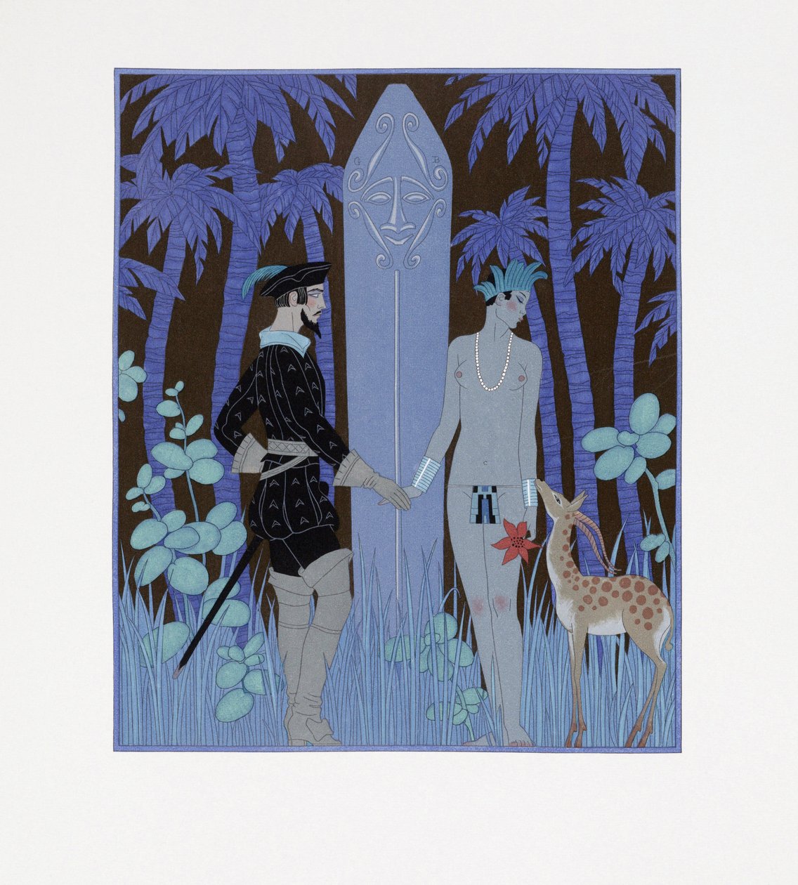 Pocahontas, Principessa da Georges Barbier