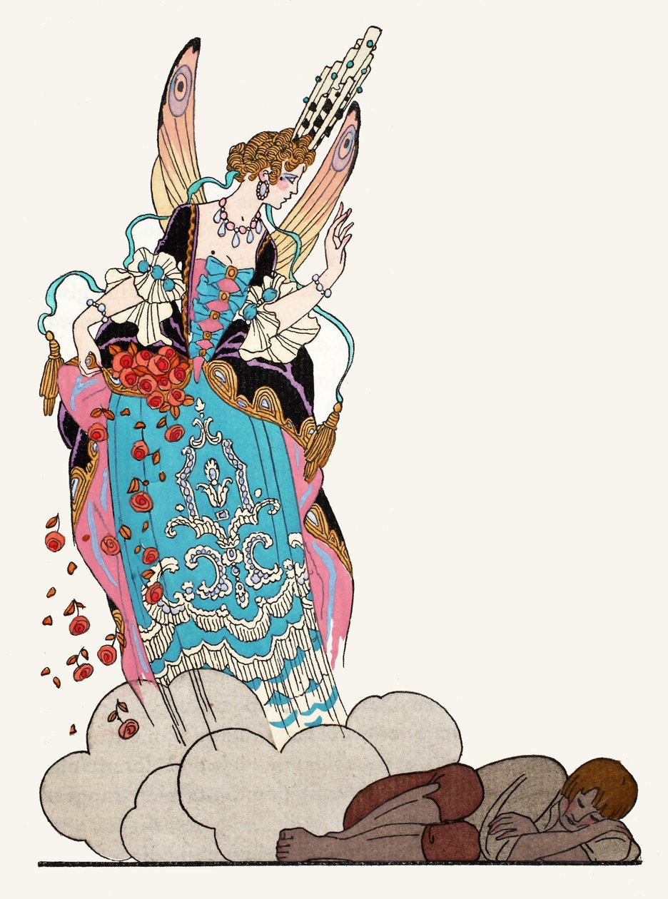 La Fata Madrina da Georges Barbier