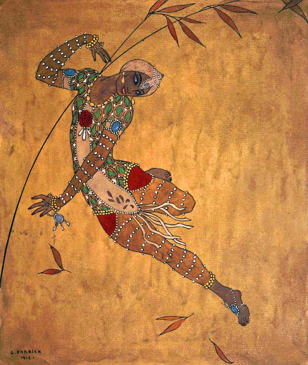 Vaslav Nijinsky (1889-1950) da Georges Barbier