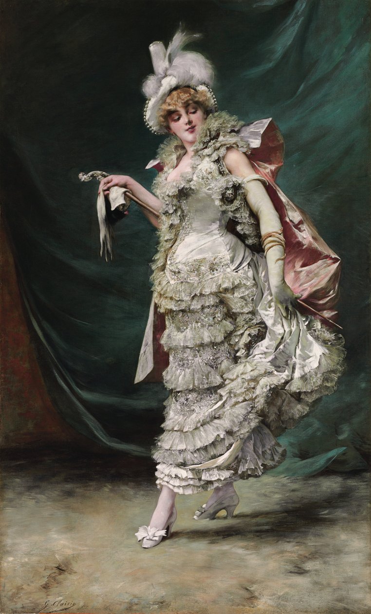 Vestita per il ballo da Georges Clairin