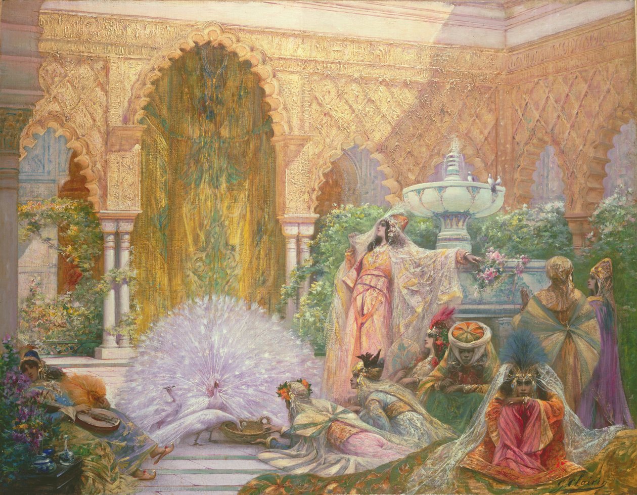 Il Giardino del Pavone da Georges Clairin