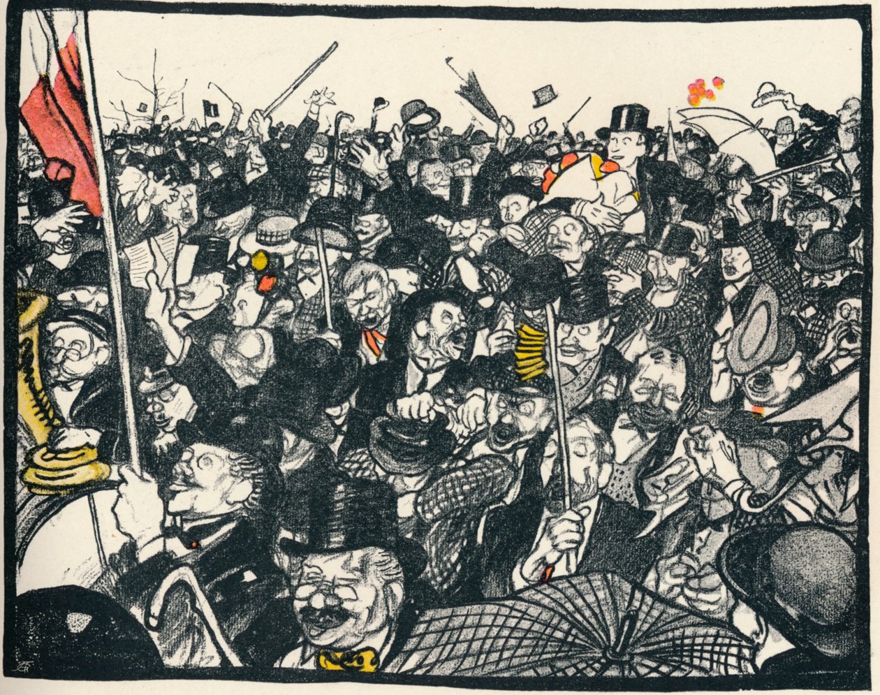 Le Triomphateur Aux Elections, c1911 da Georges Dupuis