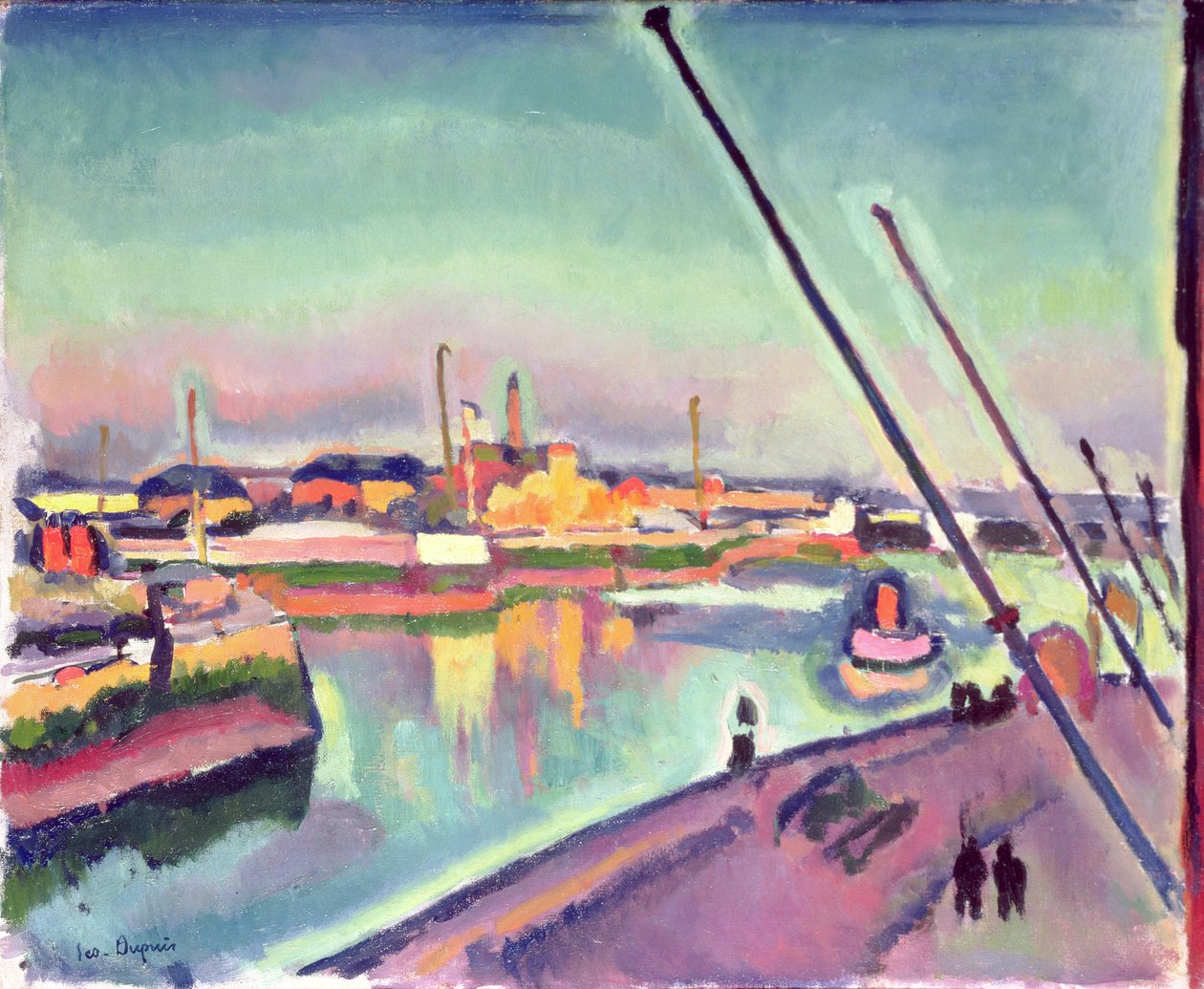 Quai Notre-Dame, Le Havre, 1908 da Georges Dupuis