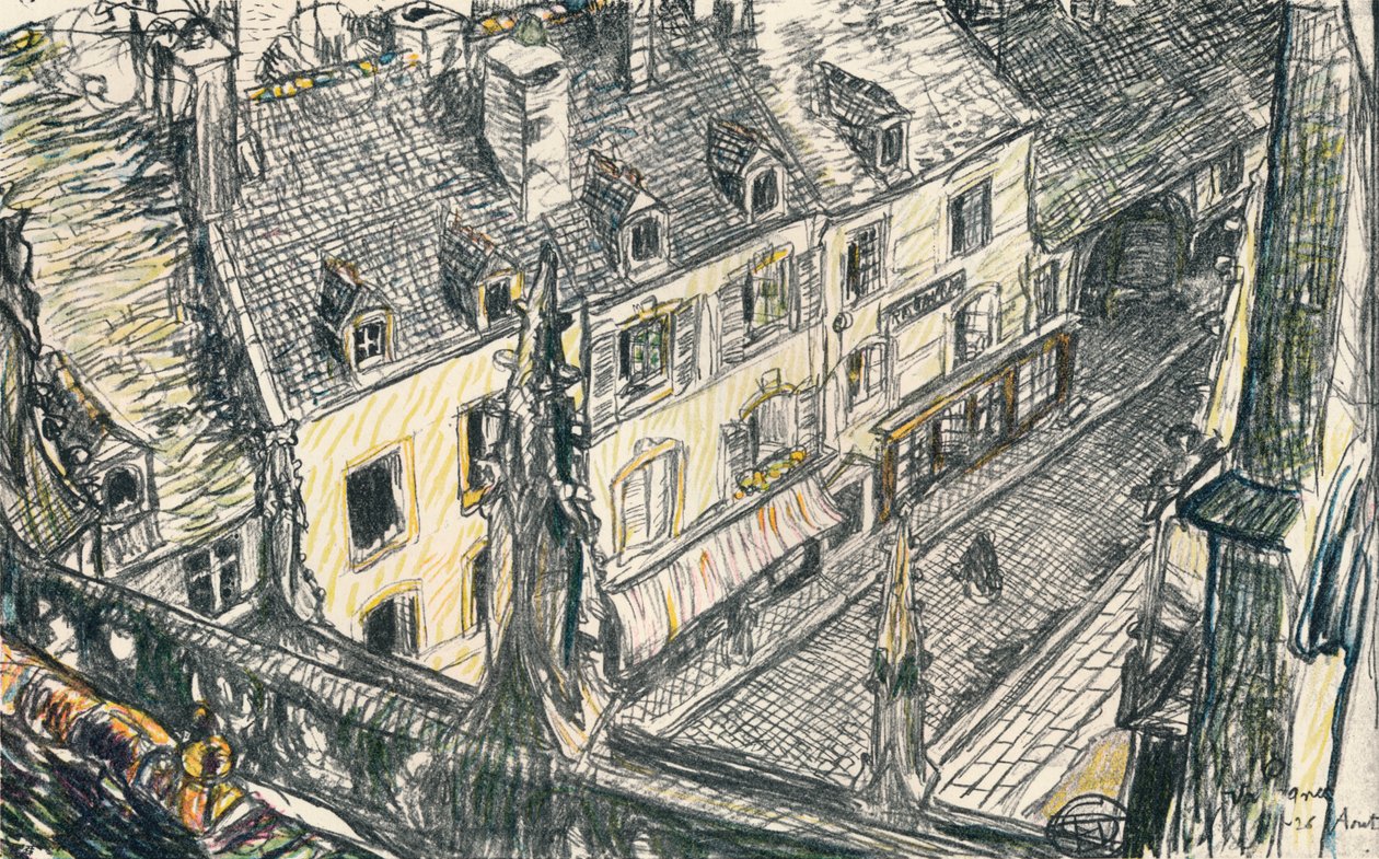 Una Strada di Valogne, c1911 da Georges Dupuis