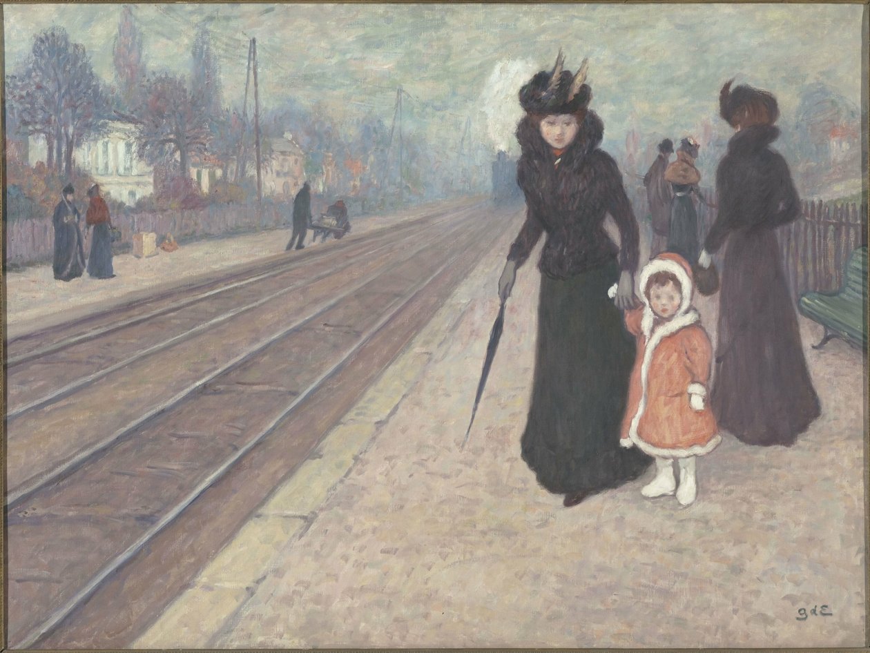 La Gare de Banlieue da Georges Espagnat de