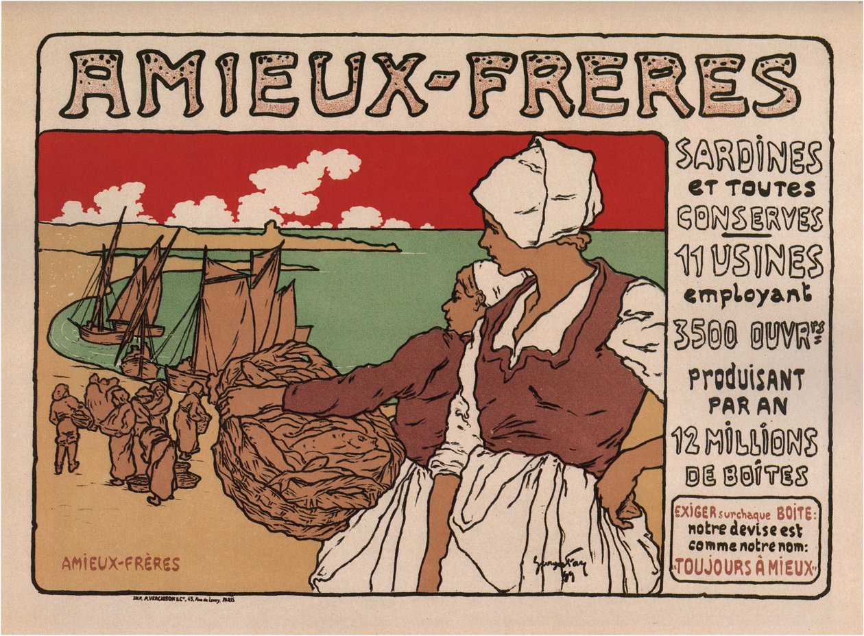 Poster di Amieux Freres da Georges Fay