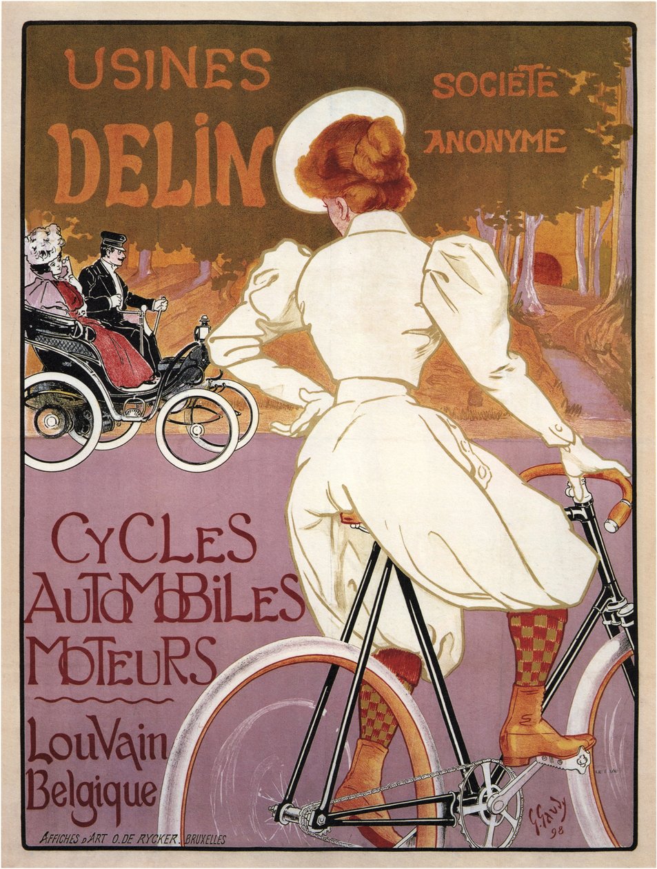 Delin Cycles Automobiles Moteurs, 1898 da Georges Gaudy