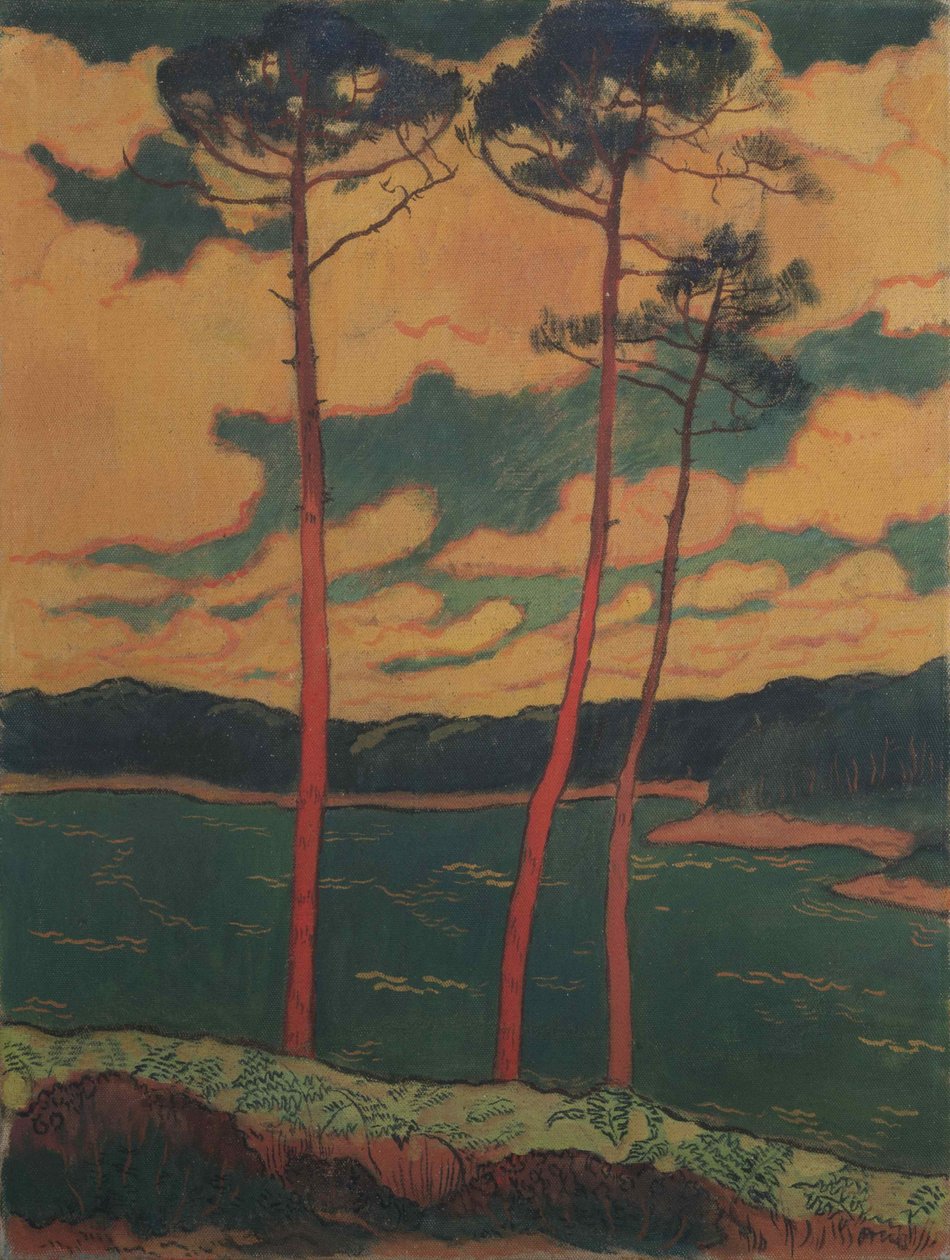 Les Pins rouges, 1888 da Georges Lacombe
