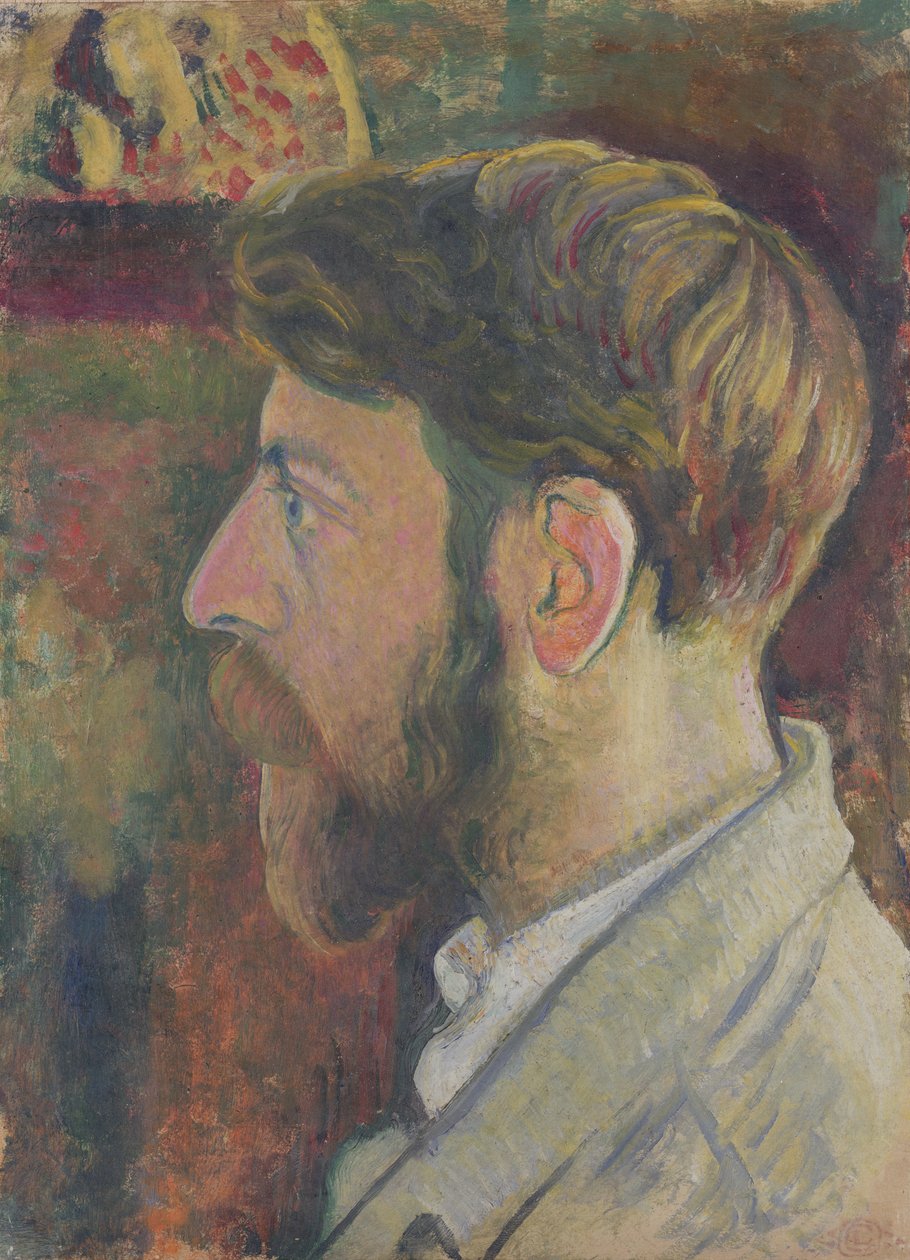 Autoritratto di profilo da Georges Lemmen