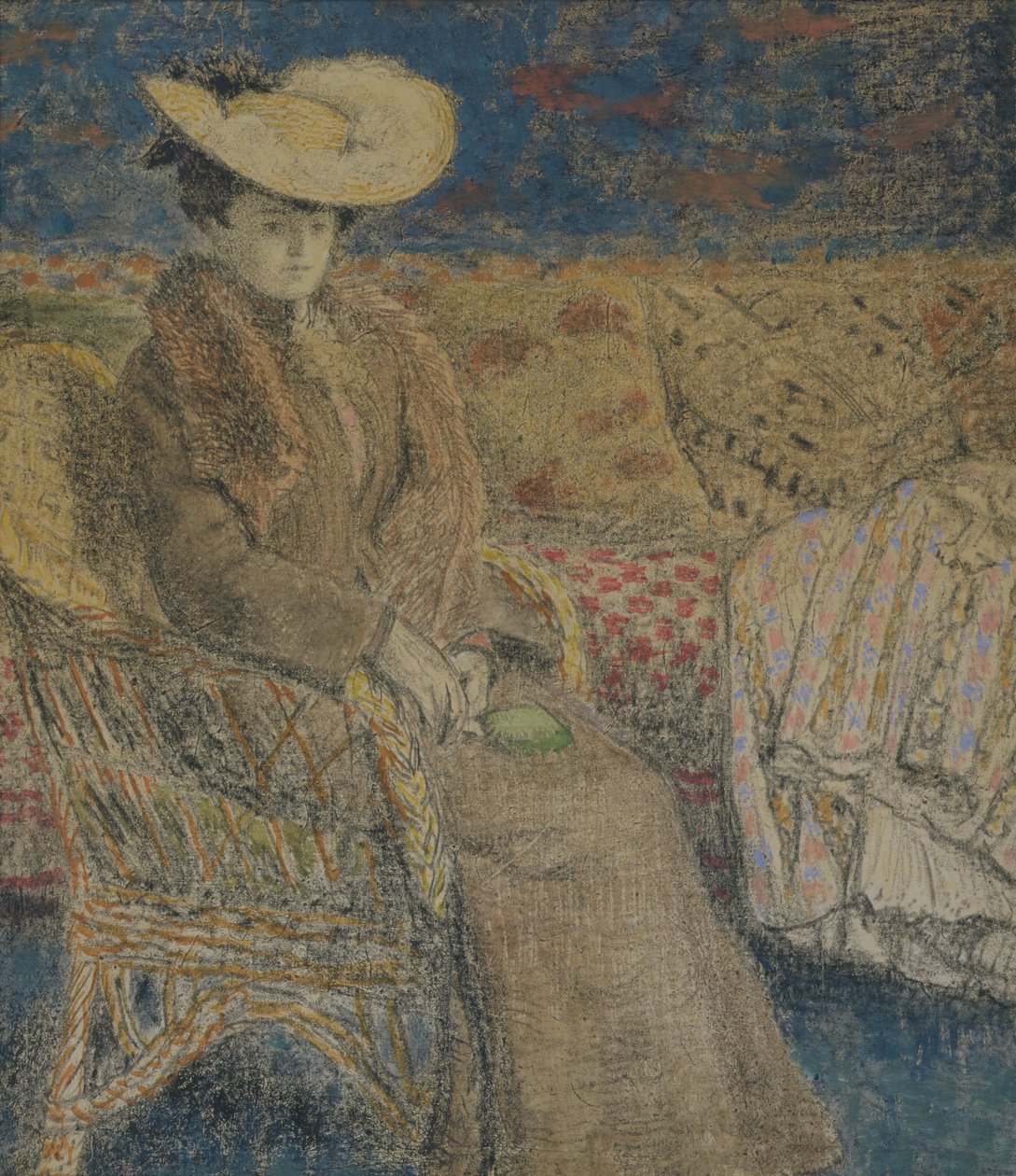 Donna seduta, c.1900-06 da Georges Lemmen