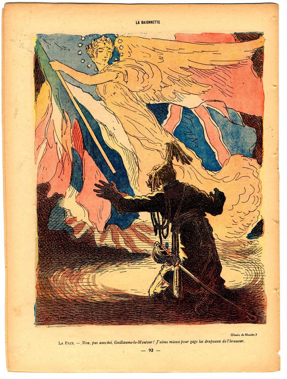 La Baionnette, Satirico a colori da Georges Meunier