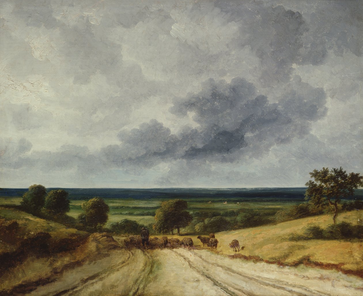 Strada in campagna da Georges Michel