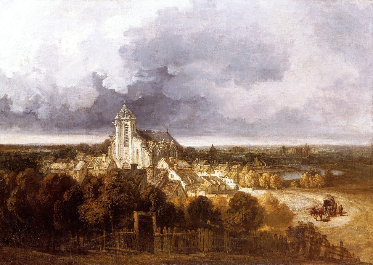 Veduta di Meaux da Georges Michel