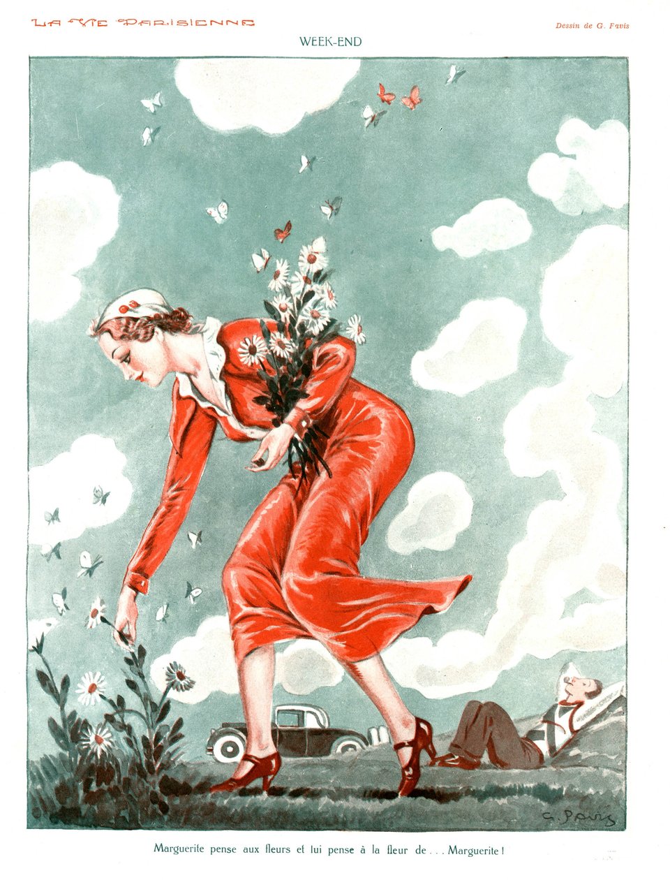 Week-End, illustrazione da 