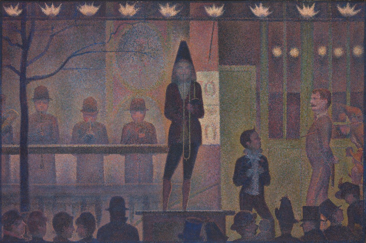 Parata del circo (Parade de cirque) da Georges Pierre Seurat