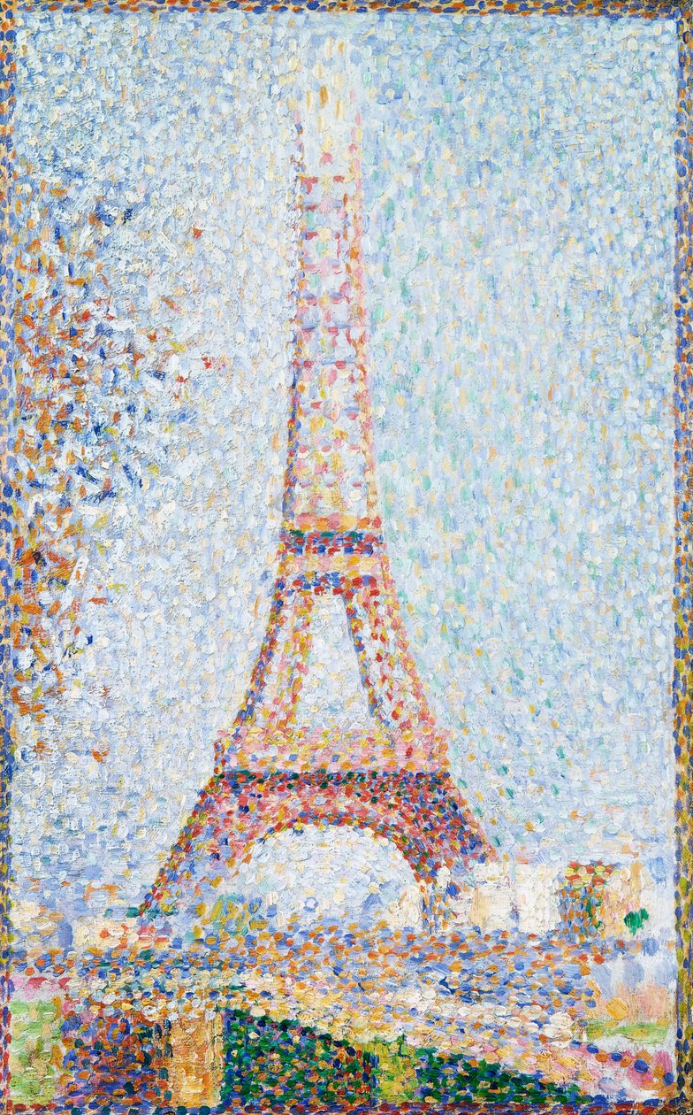 La Torre Eiffel da Georges Pierre Seurat