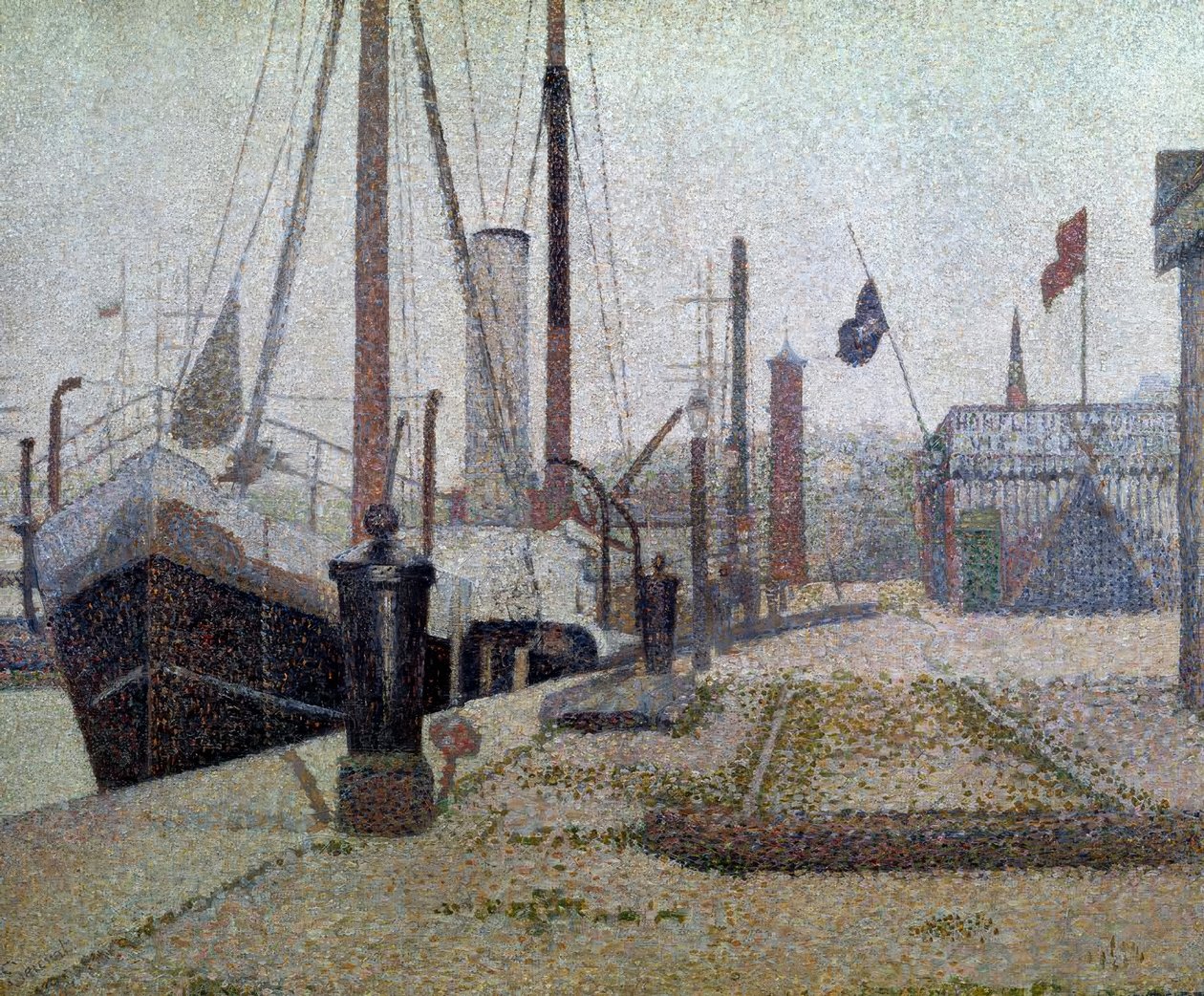 La Maria, Honfleur da Georges Seurat