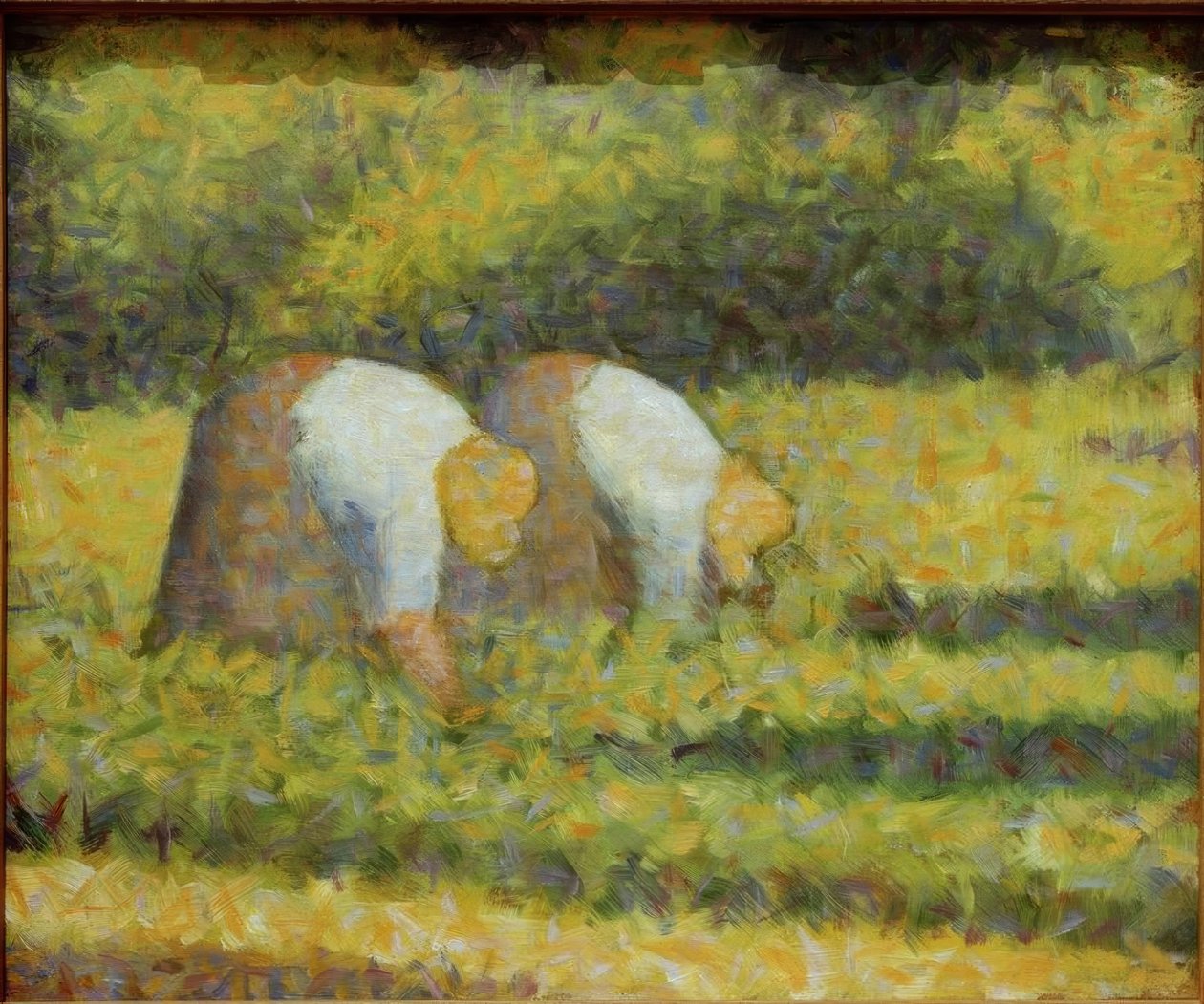 Contadine al lavoro da Georges Seurat
